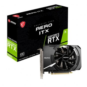 Видео карта Nvidia GF RTX 3060, 12GB, MSI AERO ITX OC, PCI-E 4.0, GDDR6, 192-bit, DisplayPort, HDMI | JAR Computers MSI GeForce RTX™ 3060 AERO ITX 12G OC