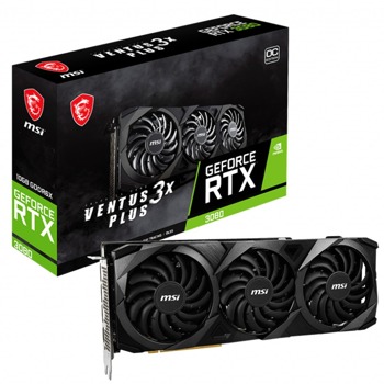 Видео карта Nvidia GF RTX 3080, 10GB, MSI VENTUS 3X PLUS OC, PCI-E 4.0, GDDR6X, 320 bit, 3x DisplayPort, 1x HDMI | JAR Computers RTX 3080 VENTUS 3X Plus 10G OC 912-V389-271