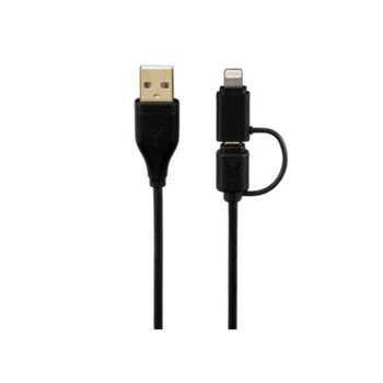 Cable 2 in 1 micro USB to Apple iPhone /USB 2.0