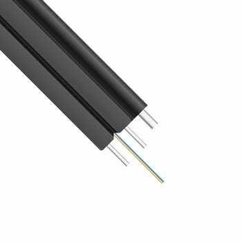 Оптичен кабел DeTech, FTTH, 2х влакна, 2000м, Outdoor, черен image