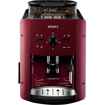 Кафеавтомат Krups Espresseria Automatic, 1450W, 15 bar, 1.7 l. обем на резервоара за вода, мелачка, червен | JAR Computers Krups Espresseria Automatic EA810770