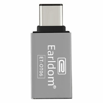 Преходник Earldom ET-OT06, USB(ж) към USB Type-C(м), различни цветове image
