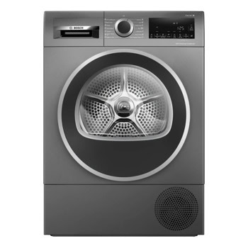 Сушилня Bosch WQG245DREU, 9 кг. капацитет, свободностояща, 59.8 см ширина, термопомпа, отложен старт, AutoDry, сива | JAR Computers Bosch WQG245DREU