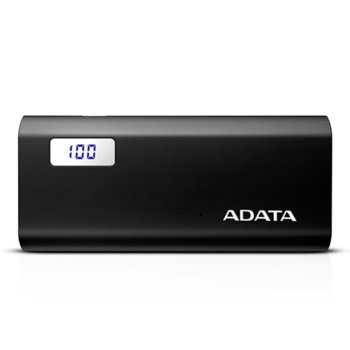 Външна батерия/power bank/ A-Data P12500D, 12500mAh, черна image