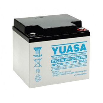 YUASA NPC38-12 Cyclic VRLA battery 12V/38Ah