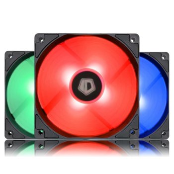 Вентилатор 120mm ID-Cooling RGB, 4-pin, 1800 RPM, 3бр | JAR Computers 3бр. RGB охладител ID-Cooling XF-12025-RGB-3