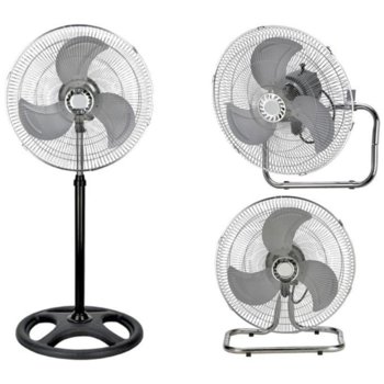 Настолен вентилатор Sapir SP 1760 M18-3, 3 скорости нa мoщнocттa, 46 см. диаметър, 55W, черен | JAR Computers Sapir SP 1760 M18-3