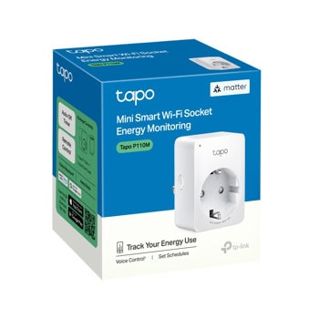 TP-Link Tapo P110M смарт контакт 2990 W Бяла