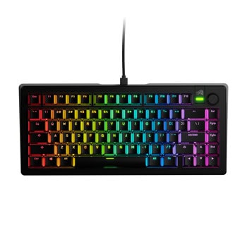 Клавиатура Glorious GMMK 3 Compact TKL 75%, механична, Glorious Fox HE суич, гейминг, RGB подсветка, черна, USB | JAR Computers Glorious GMMK 3 75% BK Fox HE Switch US