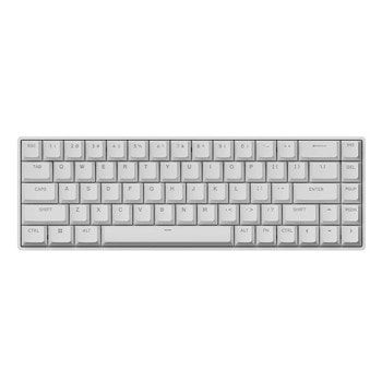 Клавиатура Madlions FIRE 68 RGB, жична, механична, гейминг, Gateron Dual-Rail Magnetic суичове, RGB подсветка, бяла, USB | JAR Computers Клавиатура Madlions FIRE 68 RGB бяла