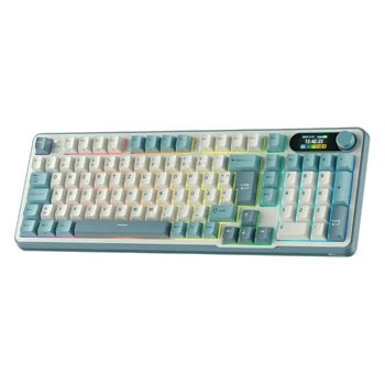 royal kludge rk-s98 light cloud chartreuse