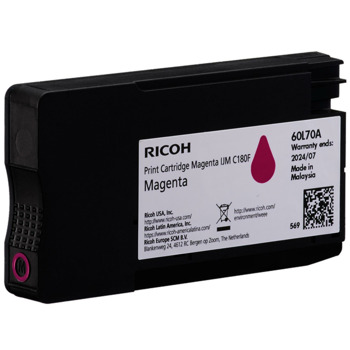 Касета за Ricoh IJM C180F - Magenta - 408519 - Ricoh - оригинален - Заб.: 1600 бр. копия | JAR Computers Ricoh 408519