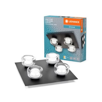 Ledvance Orbis Flame 4X5.5W Click CCT IP44 Black