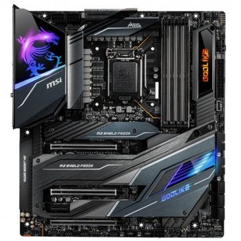 Дънна платка MSI MEG Z490 GODLIKE, Z490, LGA1200, DDR4, PCI-E 3.0, 6x SATA 6Gb/s, 3x M.2, Thunderbolt 3, Wi-Fi, Bluetooth, E-ATX | JAR Computers MSI MEG Z490 GODLIKE