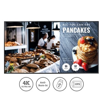 Публичен дисплей AG Neovo NSD-7501Q, 74.5"(189.23 cm) 4K/UHD дисплей, DisplayPort, HDMI, VGA, USB, LAN | JAR Computers AG Neovo NSD-7501Q