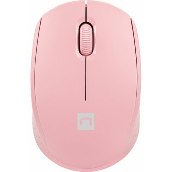 Мишка Natec Stork (NMY-2002), оптична (1600dpi), безжична, USB, розова | JAR Computers NATEC Stork Pink NMY-2002