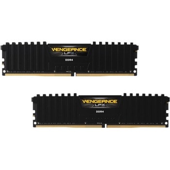 Памет 16GB (2x8GB) DDRR4 4600MT/s, Corsair Vengeance LPX Black, CMK16GX4M2Z4600C18, 1.35V | JAR Computers CORSAIR VENGEANCE® LPX 16GB (2 x 8GB) DDR4 DRAM 46