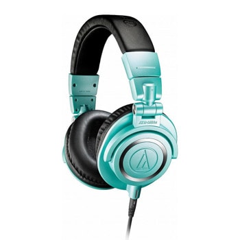 Слушалки Audio-Technica ATH-M50X, 3.5mm жак, 45mm говорители, 15 - 28 000 Hz честотен диапазон, 38 ohms, сини | JAR Computers Слушалки Audio-Technica ATH-M50X