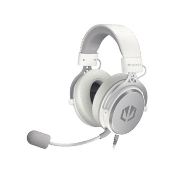 Слушалки Endorfy Viro, Jack 3.5mm, микрофон, 53mm говорители, наушници с мемори пяна, гейминг, бели | JAR Computers Endorfy Viro Onyx White EY1A004