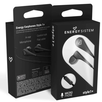 Energy Sistem Earphones Style 1 Black 44597