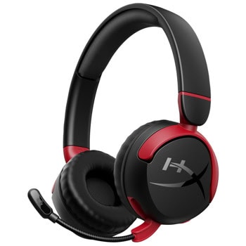 Слушалки HyperX Cloud Mini Wireless (7G8F1AA), безжични/жични, Bluetooth, Jack 3.5mm, микрофон, до 25 часа време на работа, 30mm неодимови мембрани, черни | JAR Computers HyperX Cloud Mini Wirelesss Black 7G8F1AA
