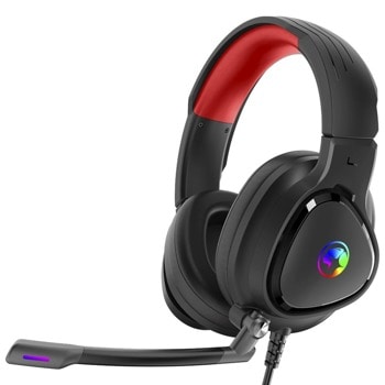 Слушалки Marvo HG8958, микрофон, гейминг, подсветка, 40мм драйвери, AUX, USB, черни | JAR Computers Marvo HG8958