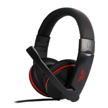 Слушалки Somic Salar A500, гейминг, микрофон, AUX, 40мм говорители, 20HZ - 20KHz честотен диапазон, черни | JAR Computers Somic Salar A500