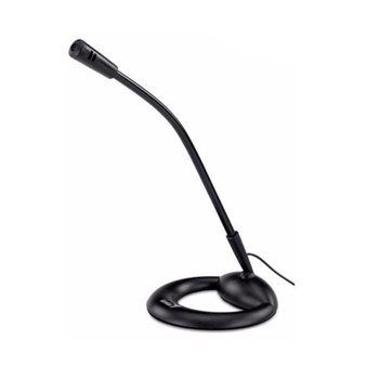 Микрофон GENIUS MIC-05A(31700007102), 100Hz~10KHz, 1,5m кабел, черен | JAR Computers GENIUS MIC-05A 31700007102