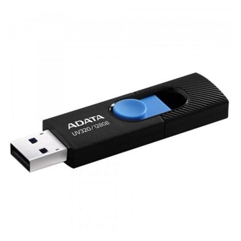 Памет 128GB USB Flash Drive, A-Data UV320 (AUV320-128G-RBKBL), USB 3.2, черна | JAR Computers A-Data AUV320-128G-RBKBL