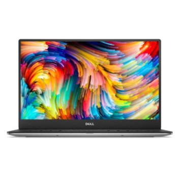 Лаптоп Dell XPS 9360 (5397064033675), двуядрен Intel Core i7-7500U 2.7/3.5 GHz, 13.3" (33.78 cm) ULTRA HD InfinityEdge Touchscreen Display, (Thunderbolt 3), 16GB, 1TB SSD, 2x USB 3.0, Windows 10, 1.20kg | JAR Computers Dell XPS 9360 5397064033675