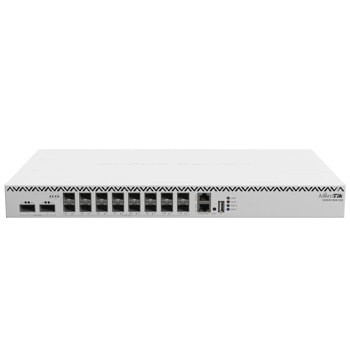 Суич MikroTik CRS518-16XS-2XQ-RM, 18x порта, 1x 10/100 Ethernet, 16x 25Gbps SFP28, 2x 100Gbps QSFP28 | JAR Computers MikroTik CRS518-16XS-2XQ-RM