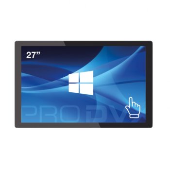 All in One компютър ProDVX IPPC-27, четириядрен Braswell Intel Celeron N3160 1.6/2.24 GHz, 27" (68.58 cm) Full HD LED Capacitive Multi Touch Display, 4GB DDR3L, 64GB SSD, USB 3.0, Free DOS | JAR Computers ProDVX IPPC-27