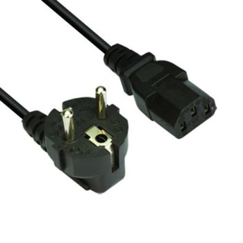 Захранващ кабел Power Cord Computer, 220V, 1.2 m., bulk | JAR Computers Makki Power Cord Computer schuko 220V 1.2m Bulk