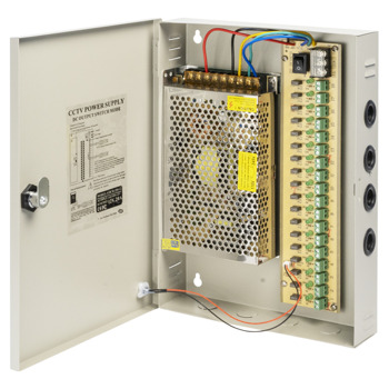 Захранващ блок 347, импулсен, 240W, 12V, 20A, 18 изхода, метална кутия | JAR Computers No brand 12V/20A 18 Изхода Метална кутия Сив - 347