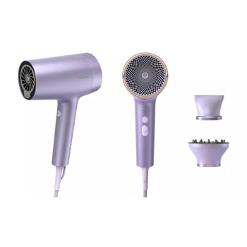 Сешоар Philips BHD720/10, 1800W, 2 скорости, 4 температурни настройки, йонна грижа, ThermoShield Advanced технология, лилав | JAR Computers Сешоар Philips BHD720/10