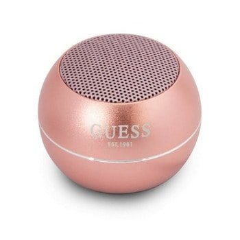 Тонколона Guess GUWSALGEP, 1.0, 3W RMS, Bluetooth, розова, време на работа до 4 часа | JAR Computers Тонколона Guess 4H Mini pink GUWSALGEP
