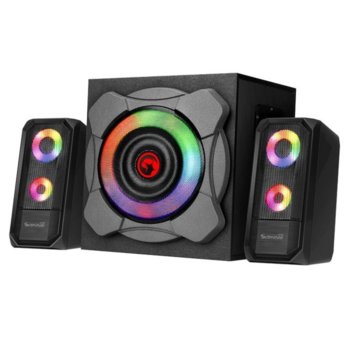 Тонколони Marvo Gaming Speakers 2.1 24W Bluetooth RGB, 2.1, 24W, AUX, Wi-Fi, RGB, черни | JAR Computers Marvo Gaming Speakers 2.1 24W Bluetooth RGB
