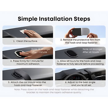 Anker MagGo Magnetic Car Mount with Alloy Bracket | JAR Computers Anker MagGo Magnetic Car Mount with Alloy Bracket