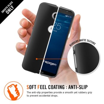 Spigen Thin Fit Case for Google Nexus 6 black