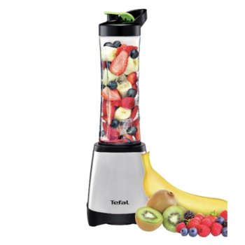 Блендер Tefal BL1A0D38, 0.6 л. обем, 4 сменяеми ножа, възможност за миене в съдомиялна машина, 300W, инокс | JAR Computers Tefal BL1A0D38
