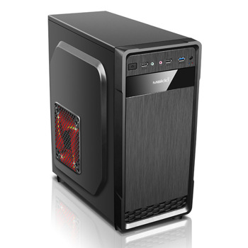 Кутия Makki MAKKI-0636BB-U3-500W, ATX/mATX, 1x USB 3.0, 2x USB 2.0, черна, със захранване | JAR Computers Makki MAKKI-0636BB-U3-500W