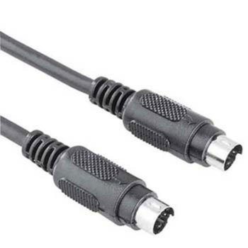 Kабел Hama S-Video(м) към S-Video(м), 5m, черен | JAR Computers Hama S-Video (m) to S-Video (m) 5m 43133