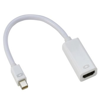 Преходник Mini DisplayPort(м) към HDMI(ж), бял | JAR Computers Mini DisplayPort(м) към HDMI(ж)