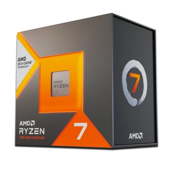 Процесор AMD Ryzen 7 7800X3D, осемядрен(4.2/5.0GHz, 96MB Cache, 0.4-2.2GHz графична карта, AM5), Box, без охлаждане | JAR Computers AMD Ryzen 7 7800X3D 100-100000910WOF