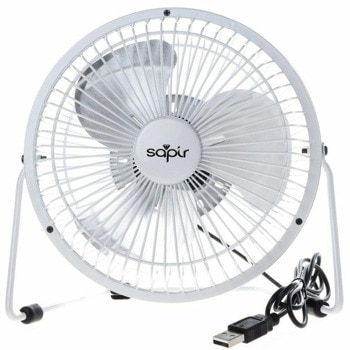 Вентилатор Sapir SP 1760 USB4, 2.5W, бял | JAR Computers SAPIR SP 1760 USB4
