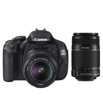 Canon EOS 600D 18-55 55-250