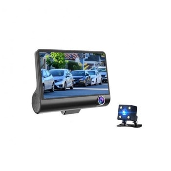 Видеорегистратор Royal WDR4, камера за автомобил, FullHD, 4.0" (10.16 cm) дисплей, 3.0 Mpix, G-сензор, черен image