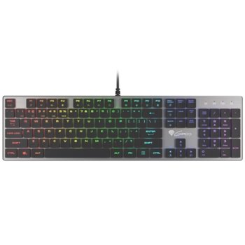 Клавиатура Genesis Thor 420 RGB, геймърска, механична, RGB подсветка, черна, USB | JAR Computers Genesis Thor 420 RGB NKG-1587