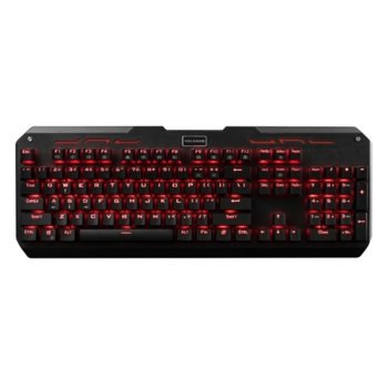 Клавиатура Modecom Volcano Hammer, гейминг, USB, подсветка, механична, черна | JAR Computers Modecom Volcano Hammer Mechanical Red