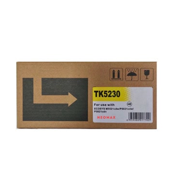 Тонер касета за Kyocera Ecosys M5521/M5521CDN/M5521CDW/P5021/P5021CDN/P5021CDW - Yellow - KT-TK5230Y - Неоригинална, Заб.: 2200 брой копия | JAR Computers Тонер касета за Kyocera KT-TK5230Y